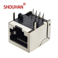 PCB Modular Jack 8 Pin RJ45 Female Connector